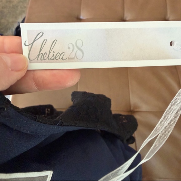 Chelsea28 Black Lace Midi Dress with Peplum Waist - Picture 11 of 12